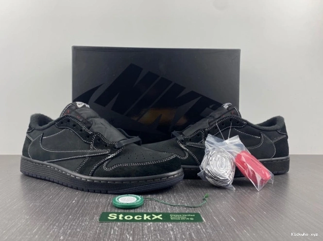 Retro 1 DM7866-001 Jordan Black Jordan Low x Travis Air Scott Phantom